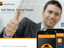 Tablet Screenshot of agentdealer.com